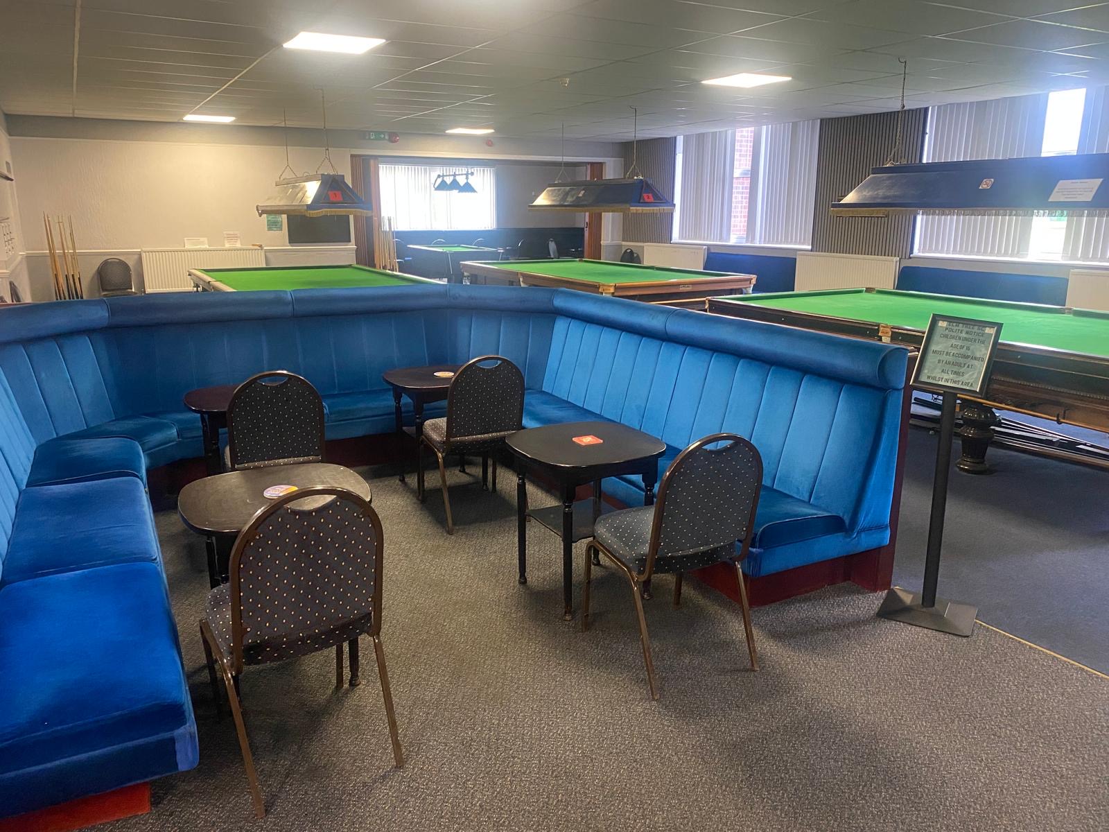 The bar at Elm Tree Social Club