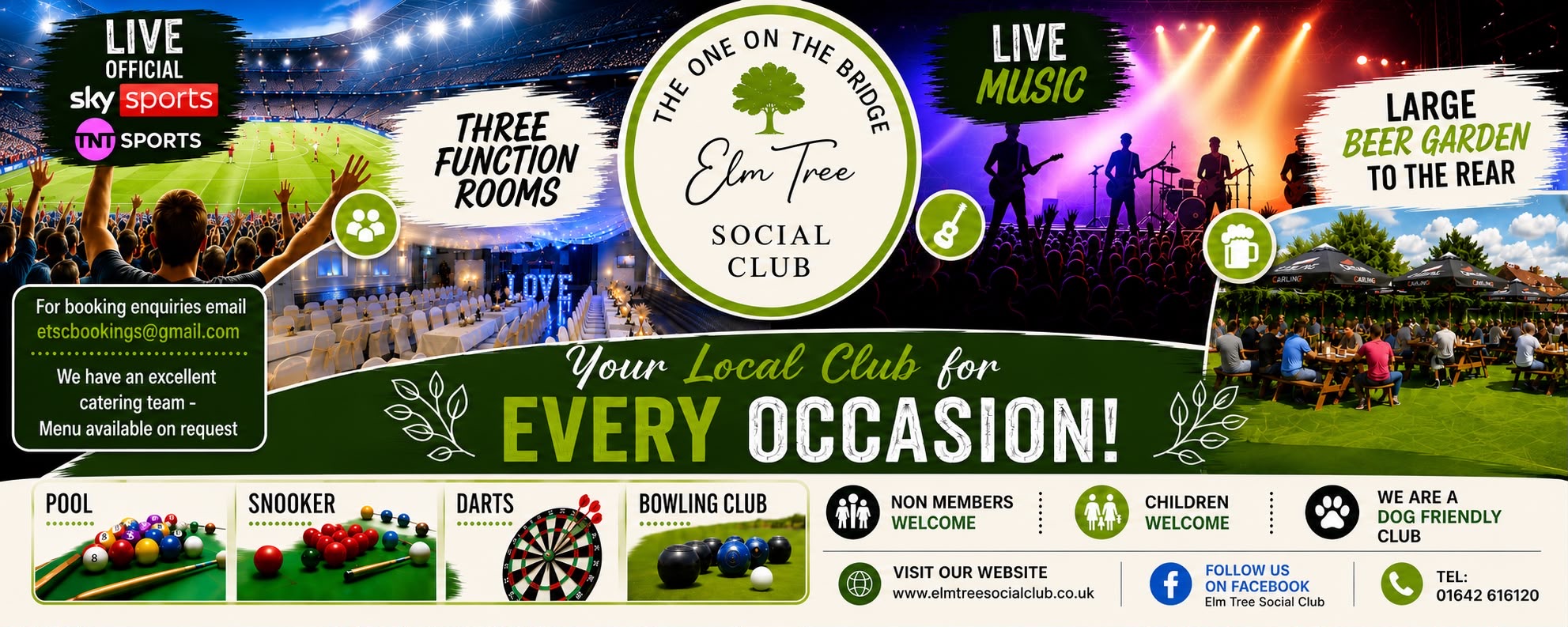 Elm Tree Social Club facilities and entertainment