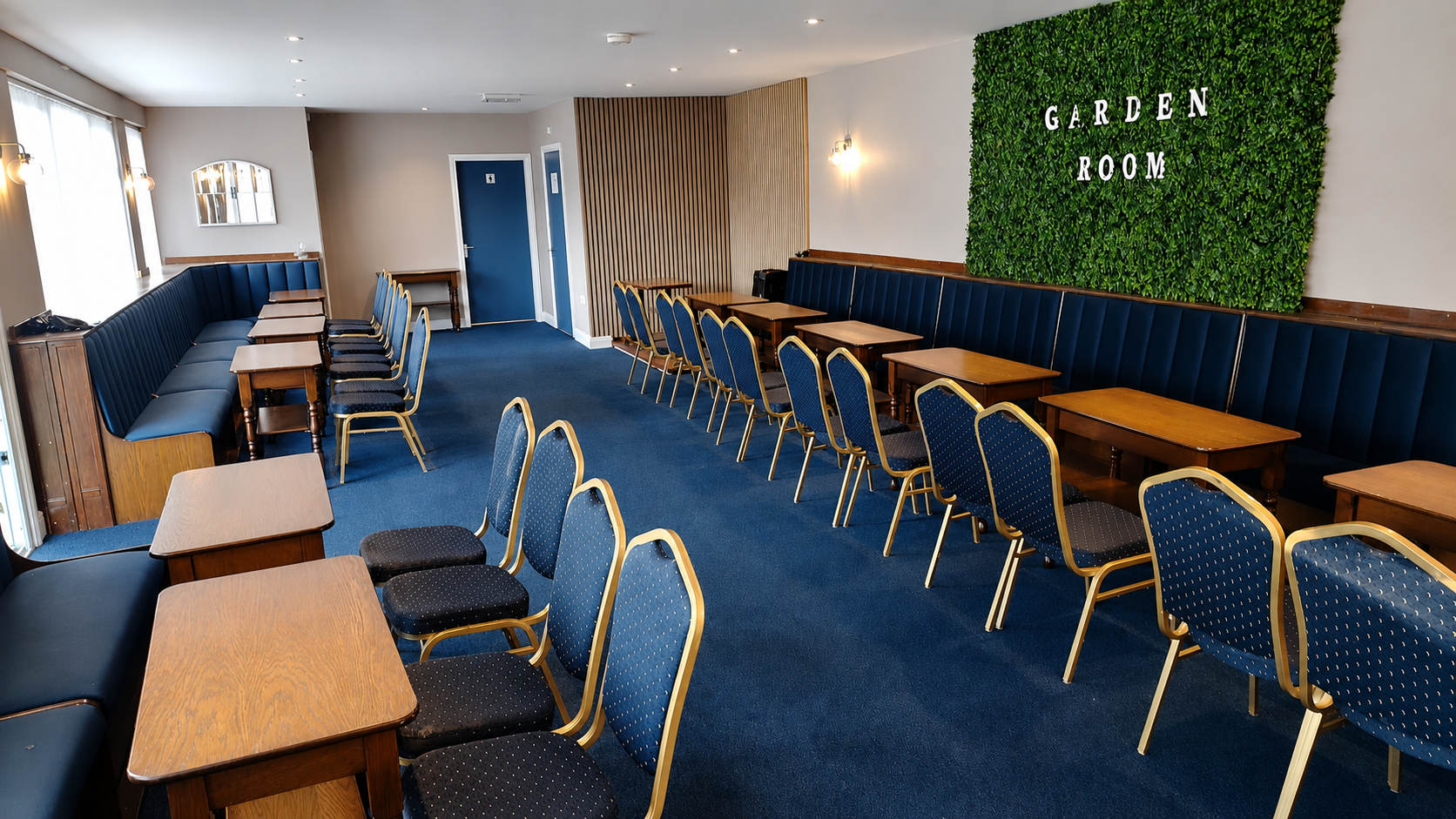 The refurbished Garden Room at Elm Tree Social Club